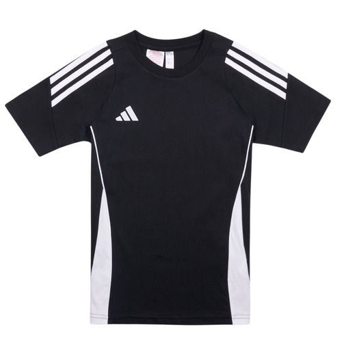 Textiel Kinderen T-shirts korte mouwen adidas Performance TIRO24 SWTEEY Zwart / Wit