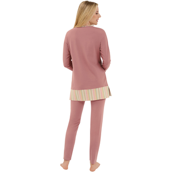 Lisca Pyjama loungewear legging tuniek lange mouwen Maxine Roze