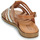 Schoenen Dames Sandalen / Open schoenen Pikolinos FORMENTERA W8Q Cognac / Beige / Goud
