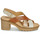Schoenen Dames Sandalen / Open schoenen Pikolinos CANARIAS W8W Cognac / Goud / Wit