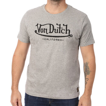 Textiel Heren T-shirts korte mouwen Von Dutch  Grijs
