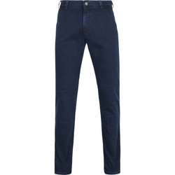Textiel Heren Broeken / Pantalons Meyer Chino Bonn Donkerblauw Jeans Blauw