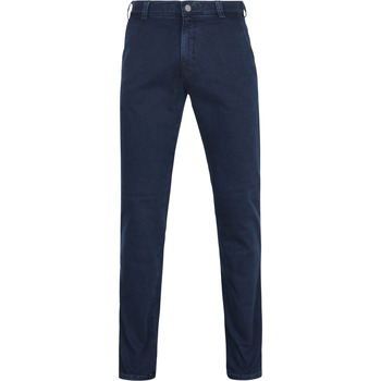 Textiel Heren Broeken / Pantalons Meyer Chino Bonn Donkerblauw Jeans Blauw