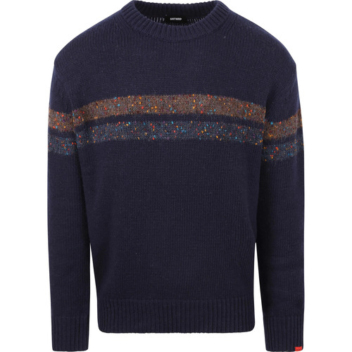 Textiel Heren Sweaters / Sweatshirts Antwrp Pullover Striped Navy Blauw