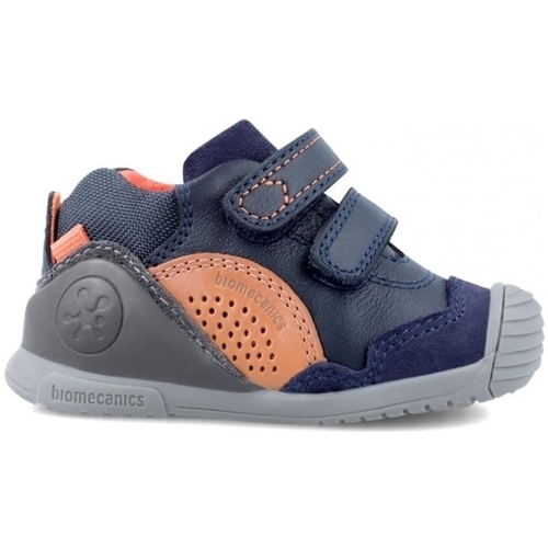 Schoenen Kinderen Sneakers Biomecanics Baby Sneakers 231125-A - Azul Marinho Oranje