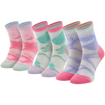 Ondergoed Meisjes Sportsokken Skechers 3PPK Girls Casual Fancy Tie Die Socks Multicolour