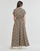 Textiel Dames Lange jurken Betty London ROBINA Zwart / Multicolour
