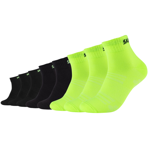 Ondergoed Sportsokken Skechers 3PPK Men Mesh Ventilation Quarter Socks Multicolour