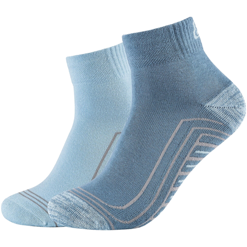 Ondergoed Sportsokken Skechers 2PPK Basic Cushioned Socks Blauw
