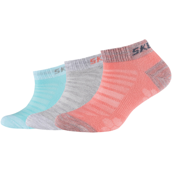 Ondergoed Meisjes Sportsokken Skechers 3PPK Girls Mesh Ventilation Socks Multicolour