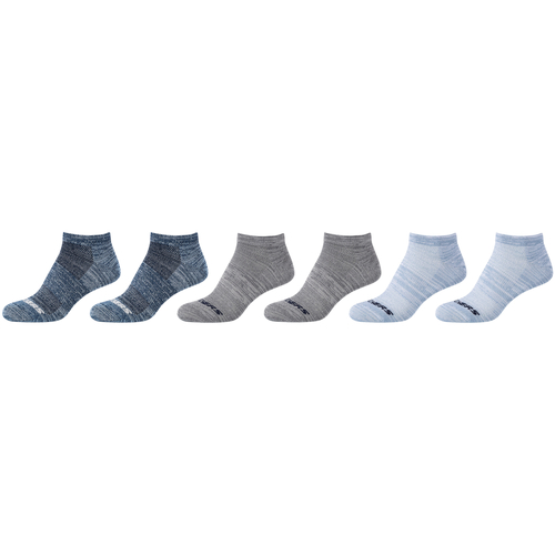 Ondergoed Jongens Sportsokken Skechers 6PPK Casual Super Soft Sneaker Socks Multicolour
