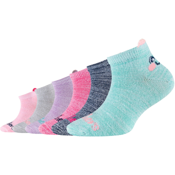 Ondergoed Meisjes Sportsokken Skechers 6PPK Girls Casual Super Soft Sneaker Socks Multicolour