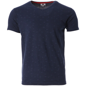 Textiel Heren T-shirts korte mouwen C17  Blauw