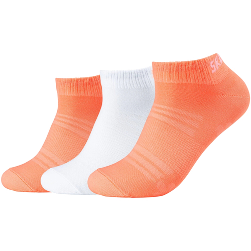 Ondergoed Sportsokken Skechers 3PPK Mesh Ventilation Socks Oranje