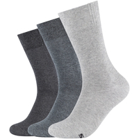 Ondergoed Heren Sportsokken Skechers 3pk Men's Basic Socks Grijs