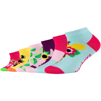 Ondergoed Meisjes Sportsokken Skechers 6PPK Girls Casual Fancy Sneaker Socks Multicolour