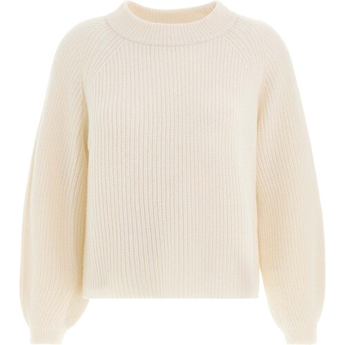 Textiel Dames Sweaters / Sweatshirts Deha Maglione Collo Alto Wit
