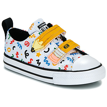 Schoenen Kinderen Lage sneakers Converse CHUCK TAYLOR ALL STAR EASY-ON DOODLES Wit / Multicolour