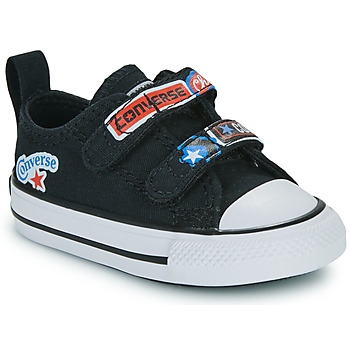 Schoenen Kinderen Lage sneakers Converse CHUCK TAYLOR ALL STAR EASY ON STICKER STASH Zwart / Multicolour