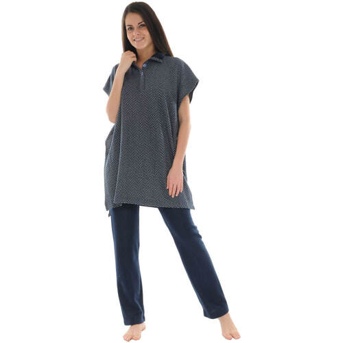 Textiel Dames Pyjama's / nachthemden Pilus ANGELE Blauw