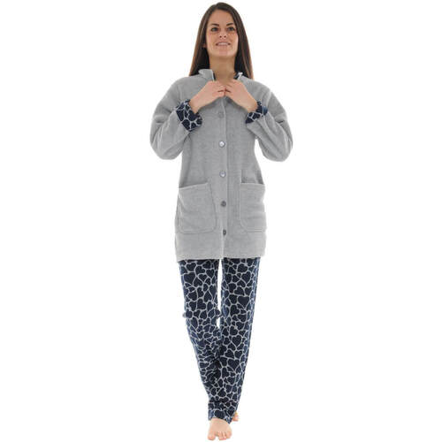Textiel Dames Pyjama's / nachthemden Christian Cane E COEURS Grijs