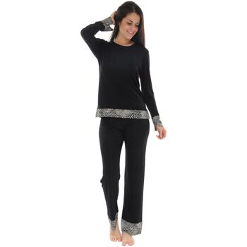 Textiel Dames Pyjama's / nachthemden Christian Cane CASSY Zwart