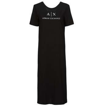 Textiel Dames Lange jurken Armani Exchange 3DYAAF Zwart