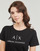 Textiel Dames T-shirts korte mouwen Armani Exchange 3DYTAF Zwart