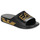 Schoenen slippers Emporio Armani EA7 CRUSHER DISTANCE SLIDE Zwart / Goud