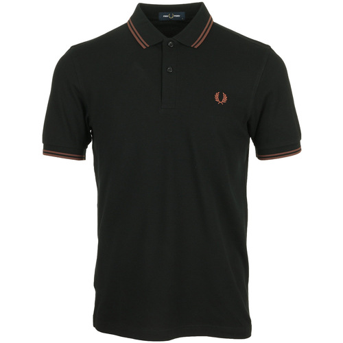 Textiel Heren T-shirts & Polo’s Fred Perry Twin Tipped Zwart