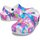 Schoenen Kinderen Leren slippers Crocs CR.207587-PKWH Pink/white