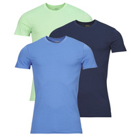 Textiel Heren T-shirts korte mouwen Polo Ralph Lauren S / S CREW-3 PACK-CREW UNDERSHIRT Blauw / Marine / Groen