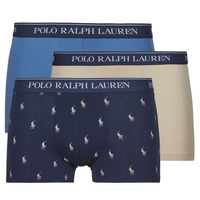 Ondergoed Heren Boxershorts Polo Ralph Lauren CLSSIC TRUNK-3 PACK-TRUNK Marine / Beige