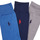 Accessoires Sokken Polo Ralph Lauren 84023PK-MERC 3PK-CREW SOCK-3 PACK Marine / Grijs / Blauw
