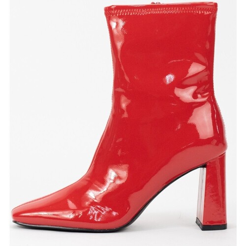 Schoenen Dames Laarzen Keslem Botines  en color rojo para Rood