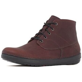 Schoenen Heren Derby FitFlop FLEX TM BOOT Java Brown Leather Zwart