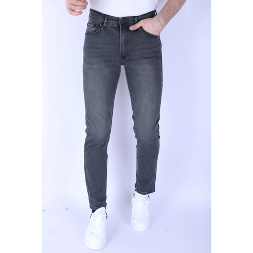 Textiel Heren Skinny jeans True Rise Super Stretch Denim Regular Fit DP Grijs