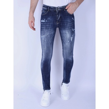 Local Fanatic Skinny Jeans Denim Blue Stone Washed Jeans