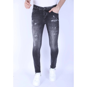 Textiel Heren Skinny jeans Local Fanatic Jeans Scheuren Grijs