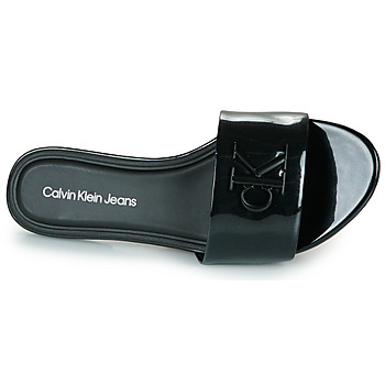 Calvin Klein Jeans FLAT SANDAL SLIDE MG MET Zwart