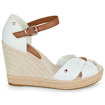 Tommy Hilfiger BASIC OPEN TOE HIGH WEDGE Wit