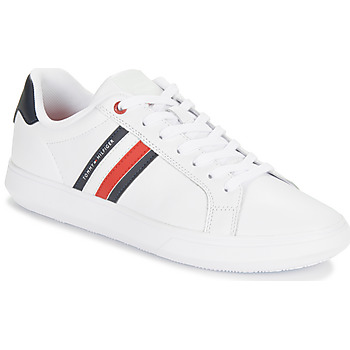 Schoenen Heren Lage sneakers Tommy Hilfiger ESSENTIAL LEATHER CUPSOLE Wit