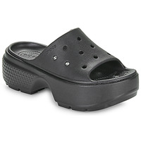Schoenen Dames Leren slippers Crocs Stomp Slide Zwart
