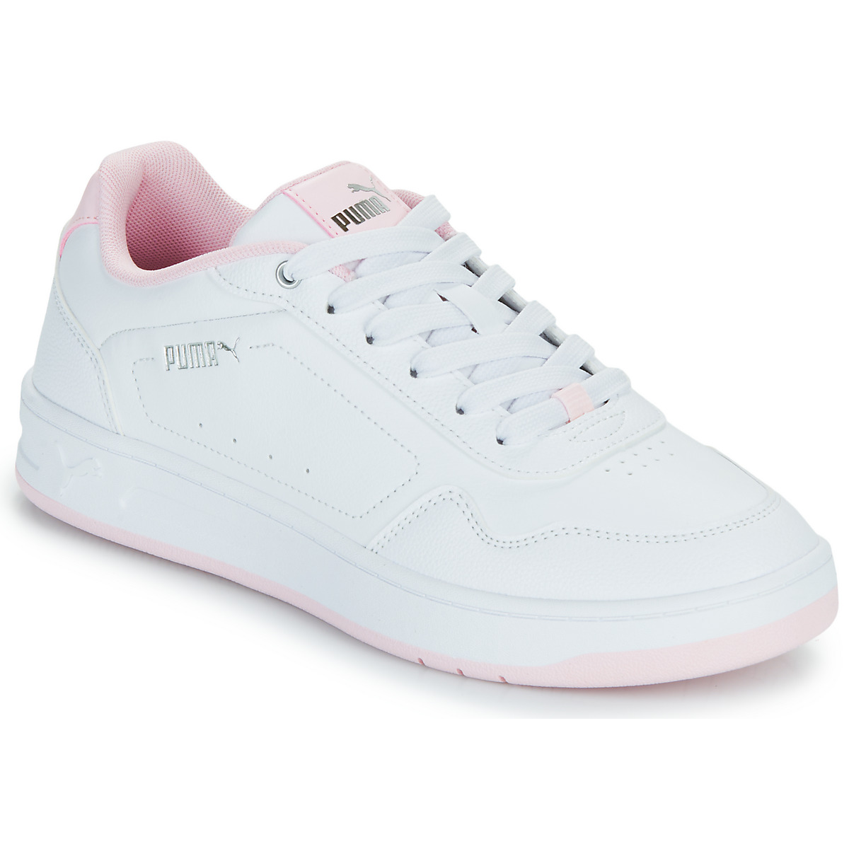 Schoenen Dames Lage sneakers Puma COURT CLASSIC Wit / Roze