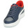 Schoenen Jongens Lage sneakers Puma SMASH 3.0 L JR Marine / Wit / Rood