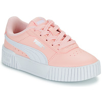 Schoenen Meisjes Lage sneakers Puma CARINA 2.0 PS Roze / Wit