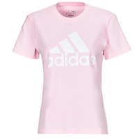 Textiel Dames T-shirts korte mouwen Adidas Sportswear W BL T Roze / Wit