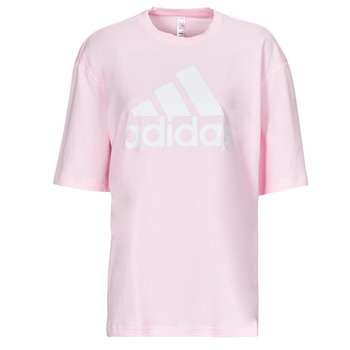 Textiel Dames T-shirts korte mouwen Adidas Sportswear W BL BF TEE Roze / Wit