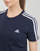 Textiel Dames T-shirts korte mouwen Adidas Sportswear W 3S T Marine / Wit
