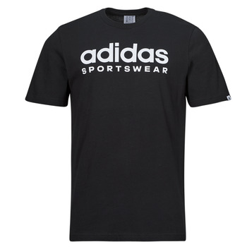 Textiel Heren T-shirts korte mouwen Adidas Sportswear SPW TEE Zwart / Wit